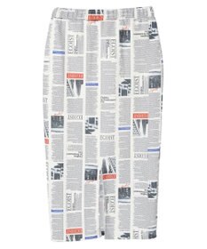 Green Parks ＥＧＯＩＳＴ　マガジンプリントスカート