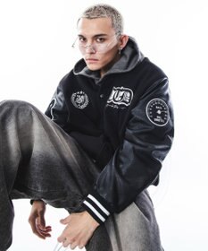 WEGO 【ユニセックス着用ITEM】メルトンワッペンスタジャン