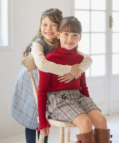 組曲 KIDS 【110-140㎝】グレンチェック キュロット