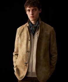 JOSEPH ABBOUD 【キングサイズ・軽量/スウェードタッチ/撥水】ライトスウェード ジャケット