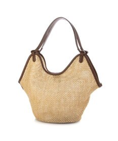 UNBILLION カシュカシュ cachecache / フェイクレザーショルダーバッグ付雑材風トート