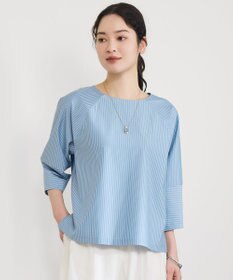 自由区 L ストライプコットンタイプライター