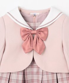 ANY KIDS 【2点セット】セーラージャケット+チェックワンピース