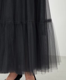 NAVE 【Nave・洗える】チュールフレアースカート