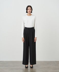 ATON LINEN OXFORD | ストレートパンツ