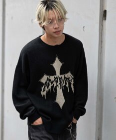 WEGO ダメージジャガードプルオーバー