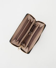 russet モノグラムプレートラウンドジップウォレット(SO-372)