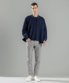 JOSEPH HOMME 新色追加【オリジナル素材/シワになりにくい】ライトタックジャージー ジップアップブルゾン