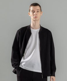 JOSEPH HOMME 新色追加【オリジナル素材/シワになりにくい】ライトタックジャージー ジップアップブルゾン