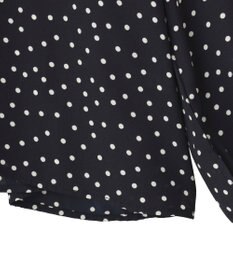 AMERICAN HOLIC 【イージーケア】ドット柄ボウタイブラウス