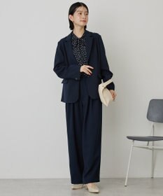 AMERICAN HOLIC 【イージーケア】ドット柄ボウタイブラウス