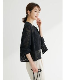 Green Parks ・ＥＬＥＮＣＡＲＥ　ＤＵＥ　バンドカラーレースシャツ