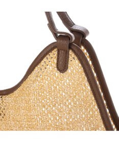 UNBILLION カシュカシュ cachecache / フェイクレザーショルダーバッグ付雑材風トート