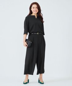 23区 L 【Lサイズ限定】ハイストレッチツイル ブラウス