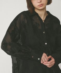 GRACE CONTINENTAL オーナメントオーバーシャツ