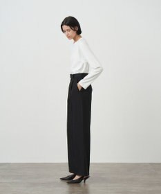 ATON LINEN OXFORD | ストレートパンツ