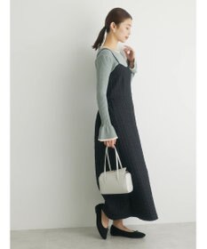 Green Parks ・ｎｏｖｅｍ９　フクレジャカードキャミワンピ