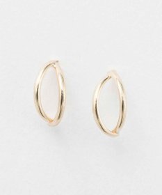 Phoebe 【K10】ダブルハーフフープピアス　ゴールド