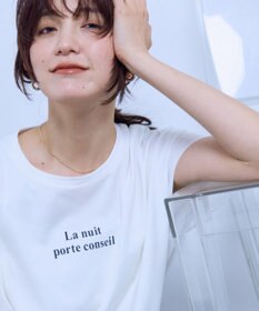 ANY ANYファンクションワイドフレンチスリーブTシャツ