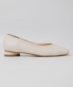 BONTRE 【PRECIEUX JOUET/プレシュウジュエ】デザインステッチVカットフラットパンプス