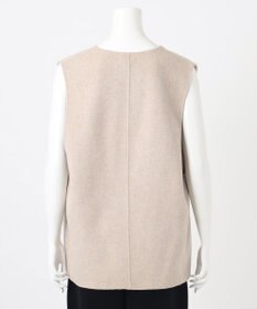 23区 【エステータ】ブラッシュドラムズウール ベスト