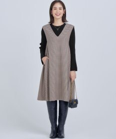 組曲 ワイドシャフト レザーロングブーツ