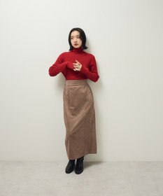 Green Parks チクチクしないリブタートルニットプルオーバー