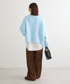 Green Parks ふわふわケーブルニットプルオーバー