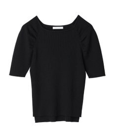 Green Parks 袖ギャザーラグランニットプルオーバー