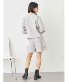 earth music&ecology ジップショートシャツ