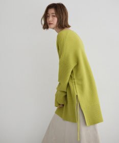 YECCA VECCA Vネックドロストデザインニット