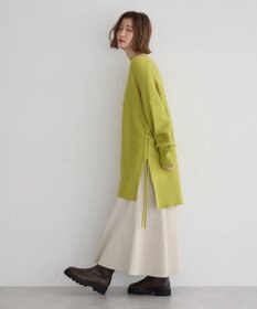 YECCA VECCA Vネックドロストデザインニット