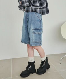 WEGO ヴィンテージウォッシュカーゴハーフパンツ