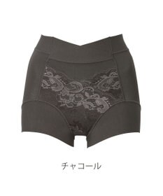 BRADELIS New York 【BRADELIS NewYork peace】綿混フィットレースショーツ ウエストからヒップ下まですっぽり包み補整するショーツ