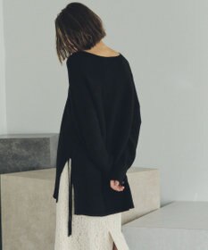 YECCA VECCA Vネックドロストデザインニット