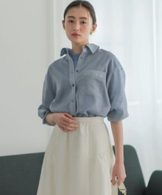 組曲 S マイラックカラー 6分袖 ニット