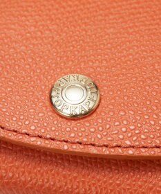TOPKAPI 【TOPKAPI】角シボ型押し・ラウンドフラップ  三つ折り 財布 COLORATO コロラート