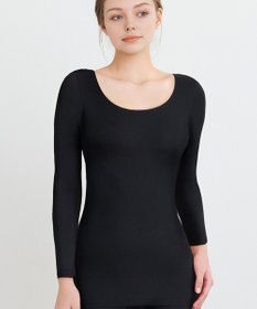 WACOAL あったかインナー 【ふんわりあったか】 8分袖 長袖 天綿オーガニックを使用 あたたかい ムレにくい しなやかでやわらかい 3Lまで対応 大きいサイズ レディース CLD310 /ワコール