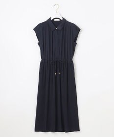 ANY SIS 【接触冷感・吸水速乾・UVケア】エアリードレープスムースプリーツ ワンピース