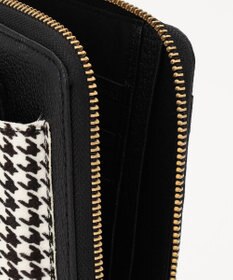 UNBILLION perche 牛革ハラコタイプ×ゴートモバイルウォレットショルダー