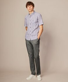 JOSEPH ABBOUD 【ウエストも伸びる/Eco撥水】オーガニックマイクロピケストレッチ パンツ