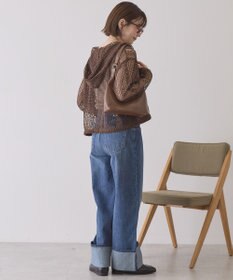 AMERICAN HOLIC 【先行予約】幾何学レースフードシャツ