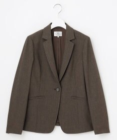J.PRESS LADIES 【定番人気・セットアップ対応】T/R アルガンシルク テーラード ジャケット