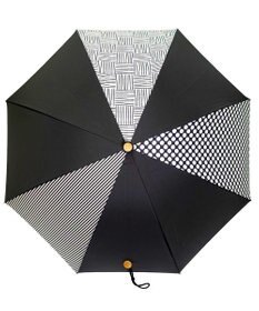 +RING 【UVカット95%以上】【UPF50＋】プラスリング レディース向け 晴雨兼用（長ショート） BLK T1296