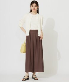 ANY SIS S 【洗える】レーシーディテール カーディガン