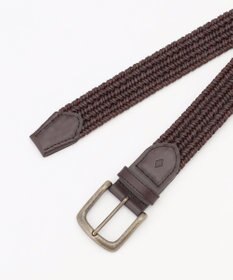 JOSEPH ABBOUD 【キングサイズ・イタリア素材・ストレッチ・日本製】メランジラウンドコードレザーベルト 26SSモデル