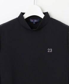 23区GOLF 人気デザインがアップデート！【WOMEN】ライトダンボール 半袖モックネックシャツ