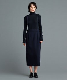 uncrave 【防しわ・UVカット・洗濯機洗い可】バルキーツイル スカート(サスペンダー付き)（uncrave STANDARD）