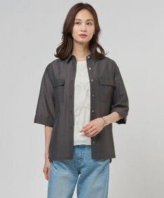 J.PRESS LADIES L リネンシアースラブ シャツ ブラウス