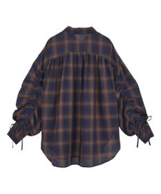 Green Parks ・ＥＬＥＮＣＡＲＥ　ＤＵＥ　チェックギャザーシャツ